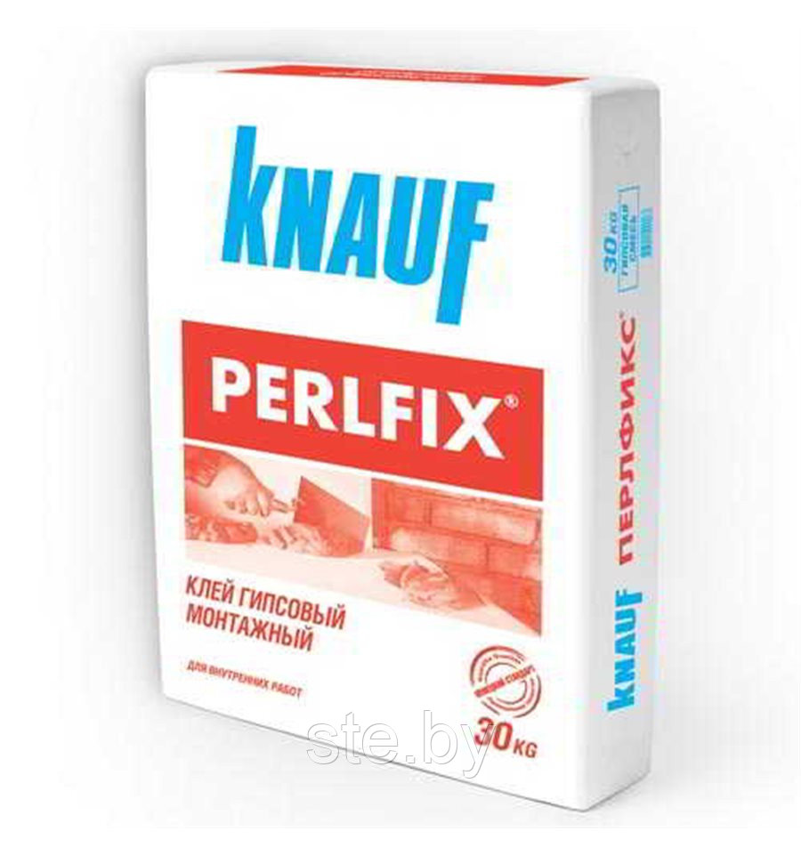 КНАУФ-Перлфикс, 30 кг, клей гипсовый монтажный - фото 1 - id-p213917021