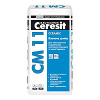 Ceresit СМ11 Plus Клей для плитки усил. фиксации для недефор.оснований, 25кг.