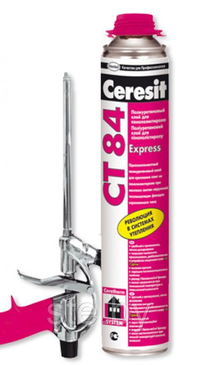 Ceresit СТ84 Полиуретановый клей для пенополистир. плит, 850 мл