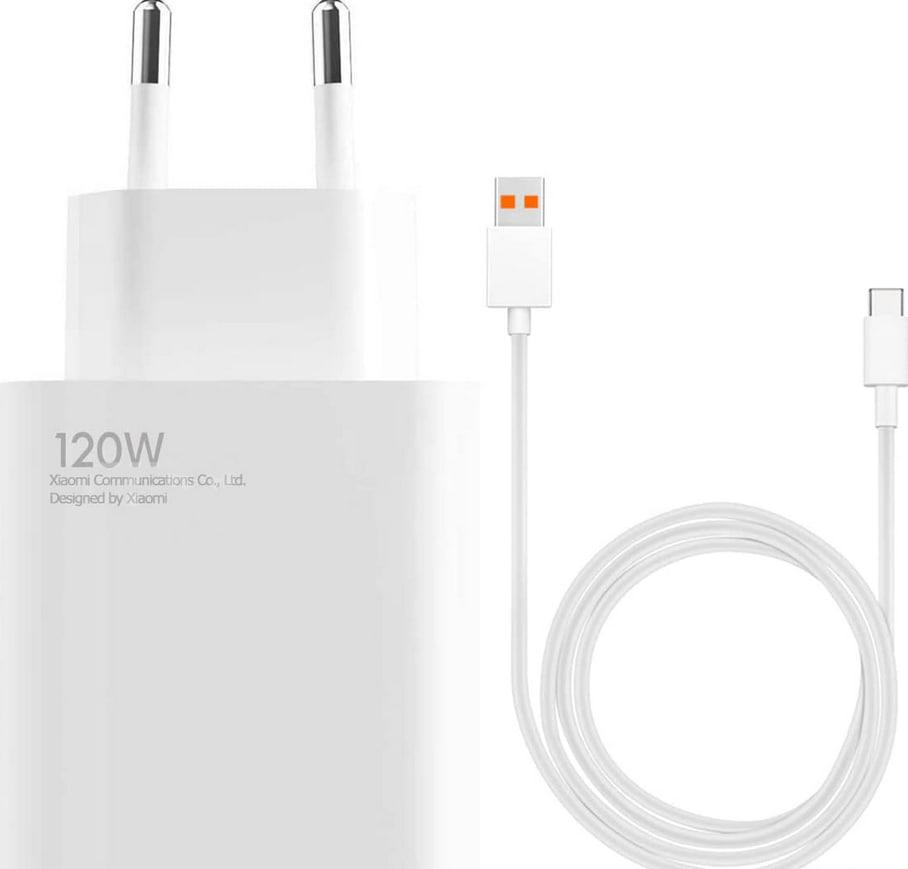 Сетевое зарядное устройство - Xiaomi MDY-13-EE, 5-20V, 6000mA, 120W, 1xUSB (Turbo Charge) + Type-C кабель