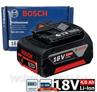 Аккумулятор Bosch GBA 18V, 4.0Ah (1600Z00038) - фото 1 - id-p162640866