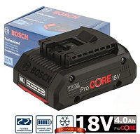 Аккумулятор Bosch ProCORE 18V, 4.0Ah (1600A016GB)