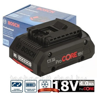 Аккумулятор Bosch ProCORE 18V, 4.0Ah (1600A016GB) - фото 1 - id-p162641273