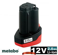 Metabo Powermax 625438000 (10,8-12 В; 2,0 Ач; Li-Ion)