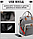 Модный многофункциональный рюкзак с термоотделом, USB и кошелечком Mommy's Urban для мамы и ребенка Серый, фото 9