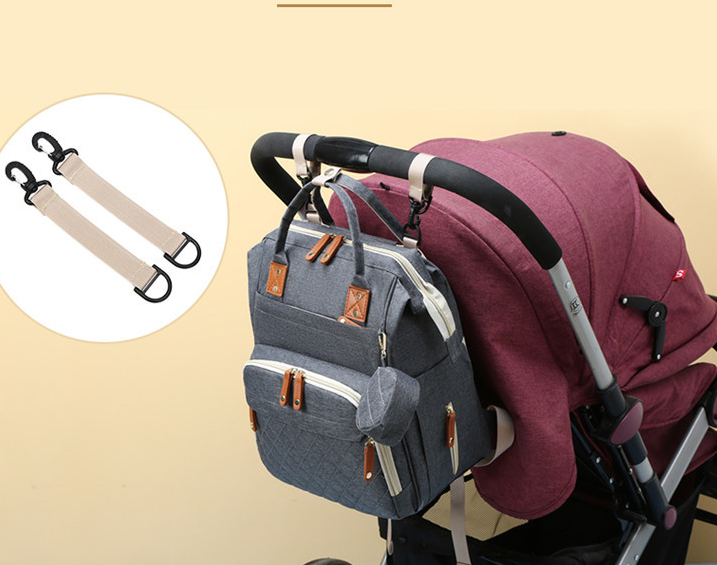 Модный многофункциональный рюкзак с термоотделом, USB и кошелечком Mommy's Urban для мамы и ребенка Серый - фото 2 - id-p213926328