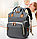 Многофункциональный рюкзак с термоотделом, USB и кошелечком Mommy's Urban для мамы и ребенка Морковный, фото 9