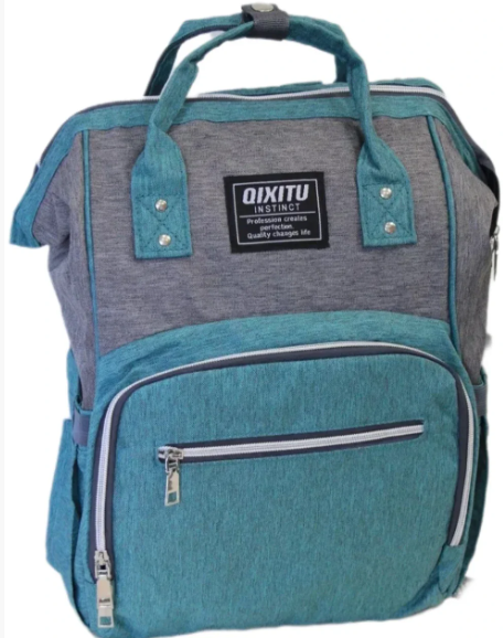 Сумка - рюкзак для мамы с термо-карманами для бутылочек Qixitu Микс цветов!Супер-цена! - фото 9 - id-p213926340