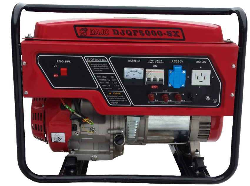Бензиновый генератор Dajo DJQF 5000-SX - фото 1 - id-p213927226