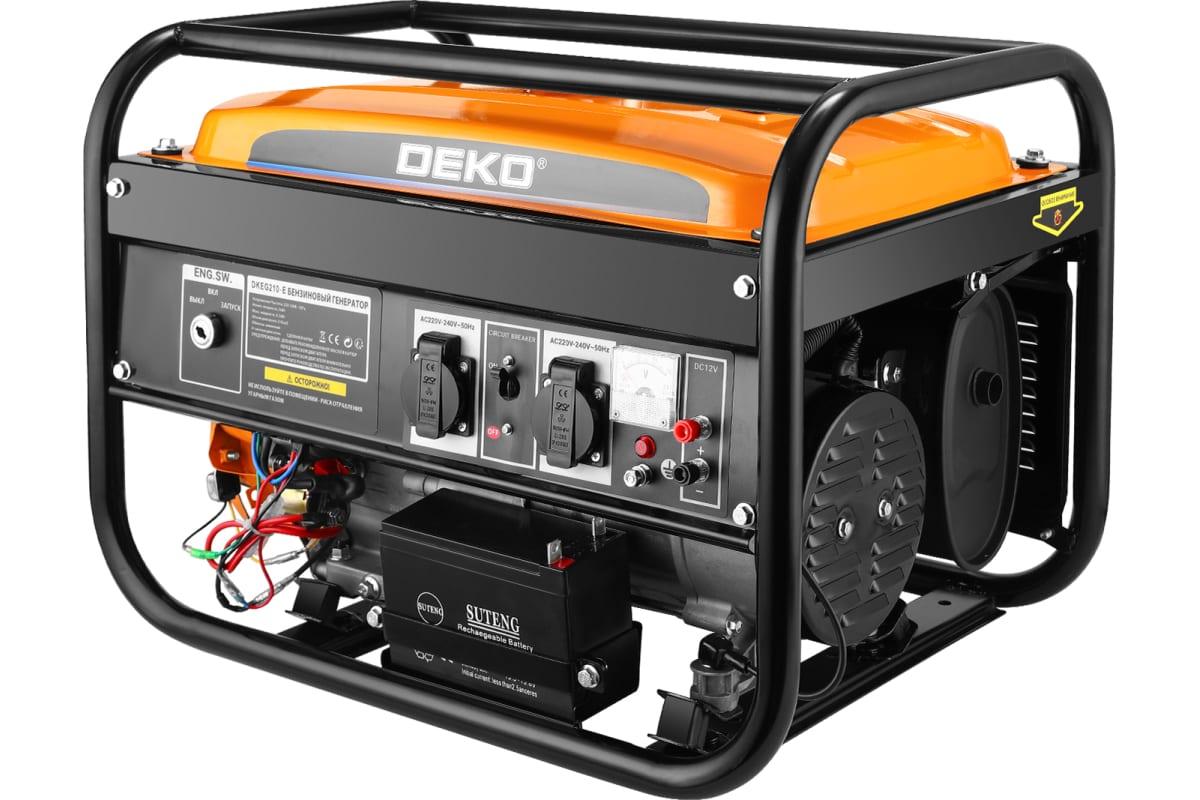 Бензиновый генератор Deko DKEG210-E - фото 1 - id-p213927232