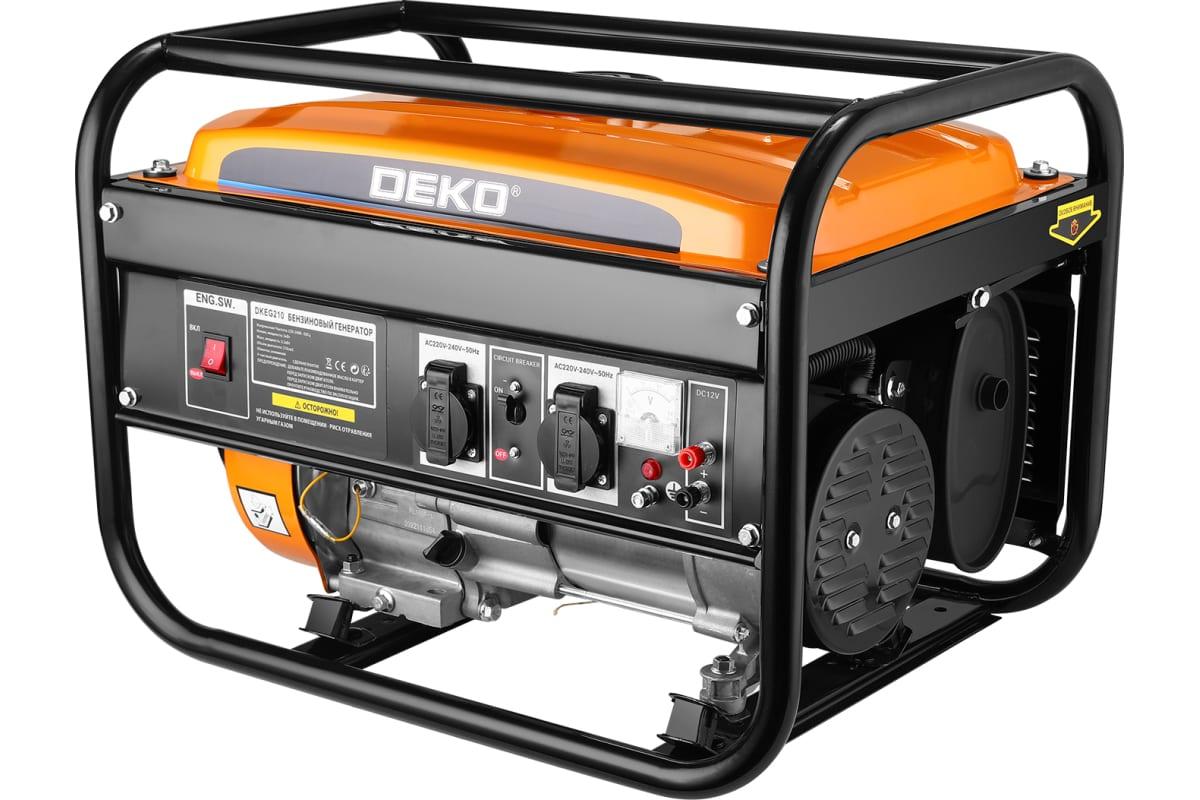 Бензиновый генератор Deko DKEG210 - фото 7 - id-p213927233