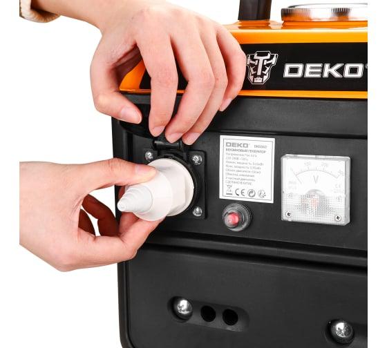 Бензиновый генератор Deko DKEG63 - фото 5 - id-p213927234