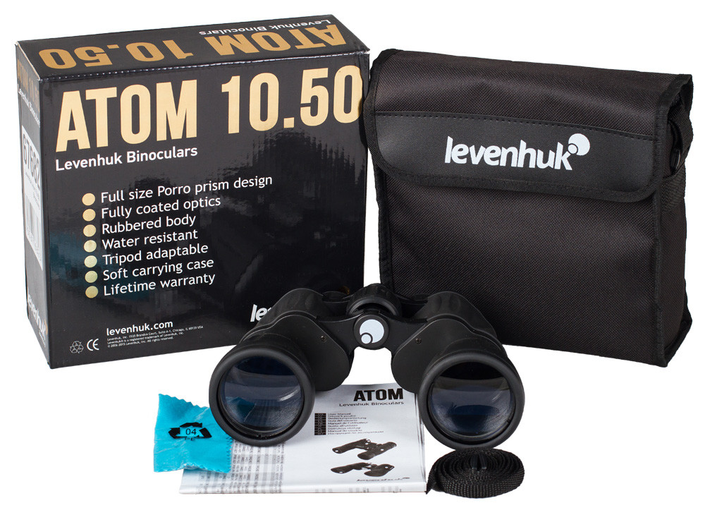 Бинокль Levenhuk Atom 10x50 - фото 2 - id-p106004078