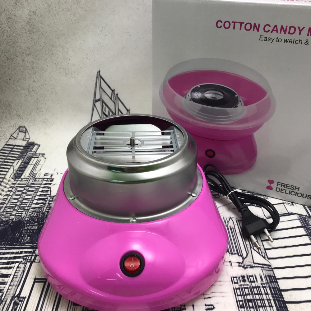 Аппарат для приготовления сладкой ваты Cotton Candy Maker (Коттон Кэнди Мэйкер для сахарной ваты) Голубая - фото 6 - id-p181948227