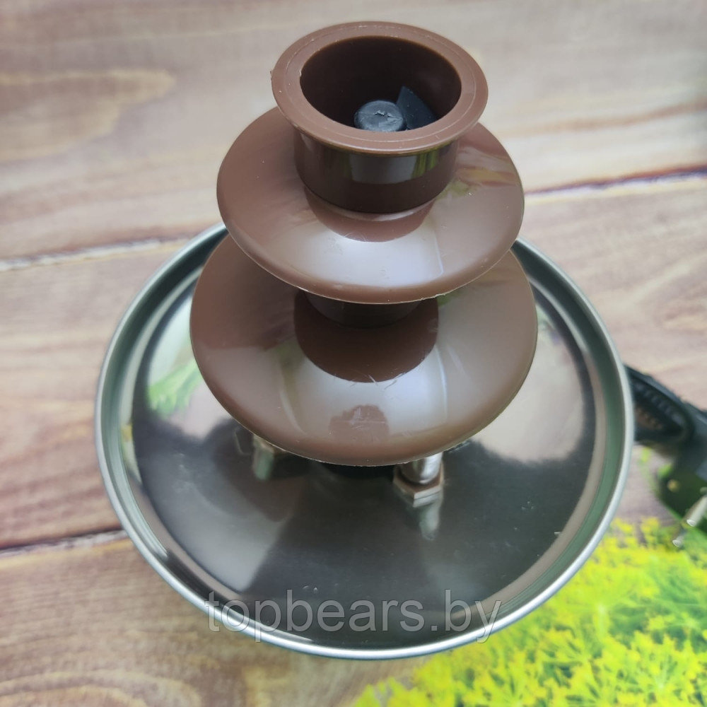 Шоколадный фонтан фондю Chocolate Fondue Fountain Mini - фото 9 - id-p179745354