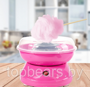Аппарат для приготовления сладкой ваты Cotton Candy Maker (Коттон Кэнди Мэйкер для сахарной ваты) Розовая - фото 1 - id-p211205408
