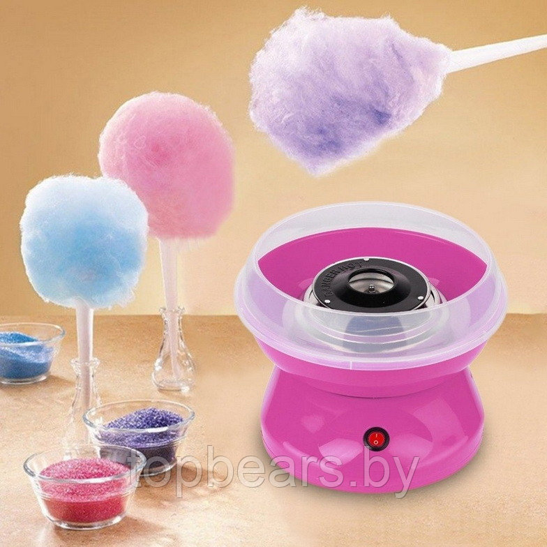 Аппарат для приготовления сладкой ваты Cotton Candy Maker (Коттон Кэнди Мэйкер для сахарной ваты) Розовая - фото 9 - id-p211205408