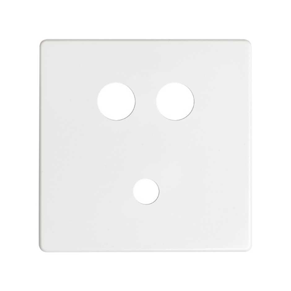 8201092-030 Накладка для розетки Mini-Jack + 2 RCA белого цвета - фото 1 - id-p213927943