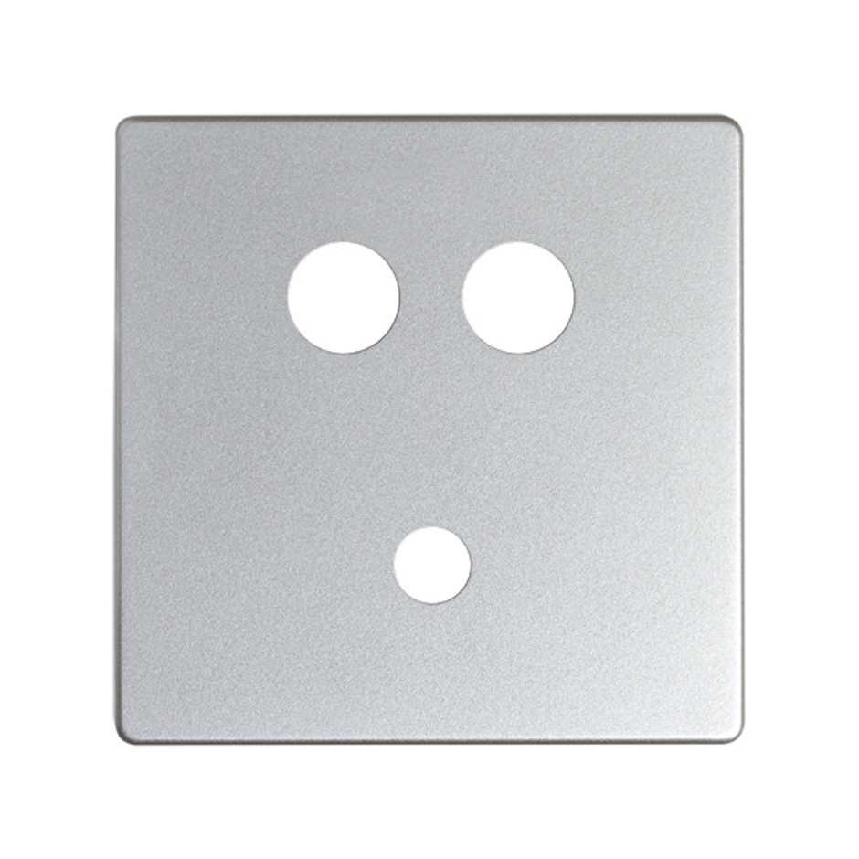 8201092-093 Накладка для розетки Mini-Jack + 2 RCA цвета холодный алюминий Detail - фото 1 - id-p213927948