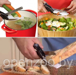 Умный нож Clever Cutter для быстрой нарезки Овощи Фрукты Мясо/ножницы для продуктов - фото 1 - id-p157188654