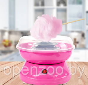 Аппарат для приготовления сладкой ваты Cotton Candy Maker (Коттон Кэнди Мэйкер для сахарной ваты) Розовая