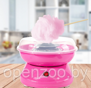 Аппарат для приготовления сладкой ваты Cotton Candy Maker (Коттон Кэнди Мэйкер для сахарной ваты) Розовая - фото 1 - id-p90185315