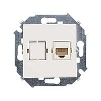 1591598-031 Розетка для передачи данных RJ45 Cat.5e UTP (Systimax) цвета слоновая кость