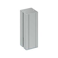 ALK224/8 Мини-колонна напольная алюминиевая 2-сторонняя квадратная на 8 модулей K45 (по 4 с каждой стороны)