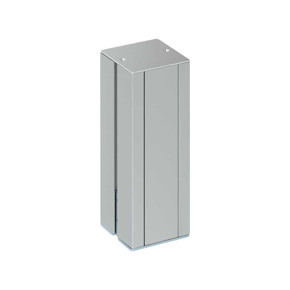 ALK224/8 Мини-колонна напольная алюминиевая 2-сторонняя квадратная на 8 модулей K45 (по 4 с каждой стороны) - фото 1 - id-p213928257