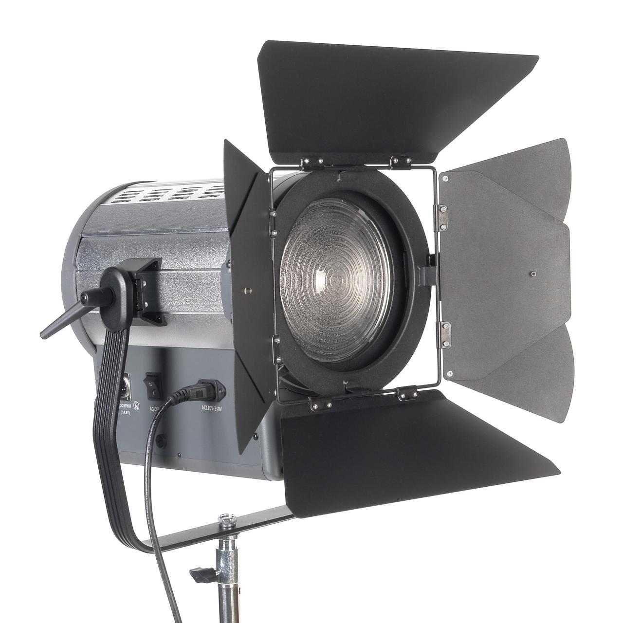 Осветитель студийный GreenBean Fresnel 300 LED X3 Bi-color DMX - фото 3 - id-p213927438