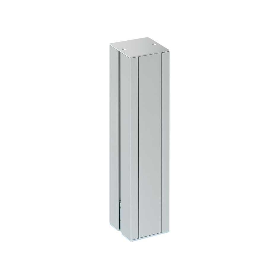 ALK227/8 Мини-колонна напольная алюминиевая 2-сторонняя квадратная на 14 модулей K45 (по 7 с каждой стороны) - фото 1 - id-p213928720