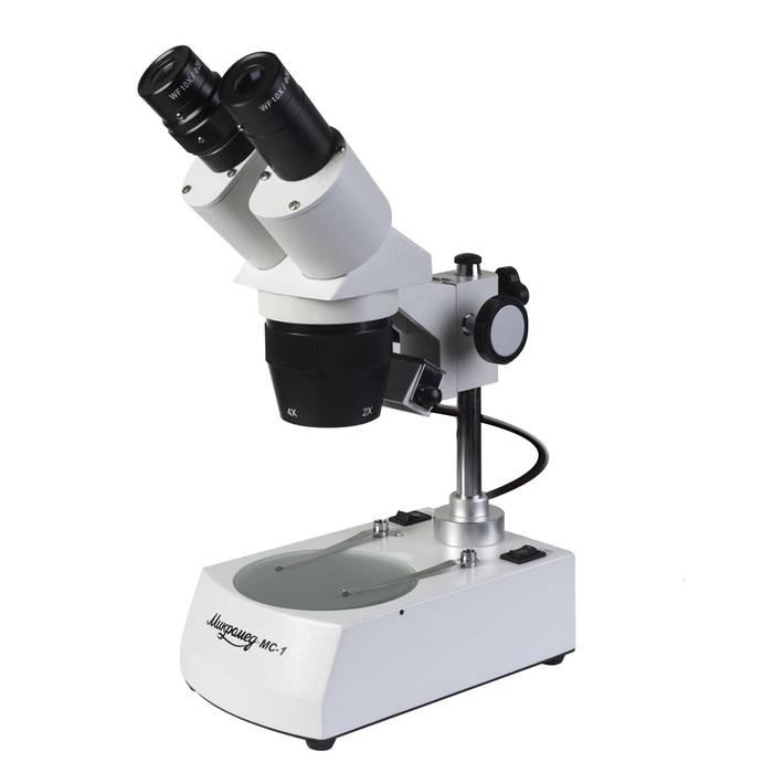 Микроскоп стерео МС-1 вар.2C (2х/4х) - фото 1 - id-p148584871