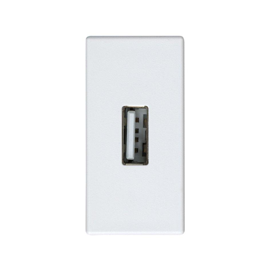 2701090-030 Розетка USB 2.0 для передачи данных узкая белого цвета - фото 1 - id-p213929028