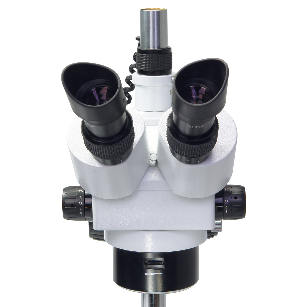 Микроскоп стерео МС-4-ZOOM LED (тринокуляр) - фото 4 - id-p148584892