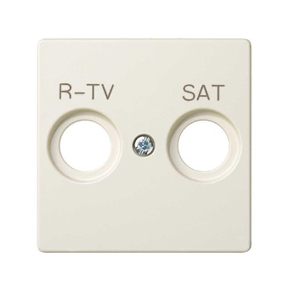 82097-31 Накладка для розетки R-TV+SAT с пиктограммой "R-TV SAT" цвета слоновая кость - фото 1 - id-p213929090