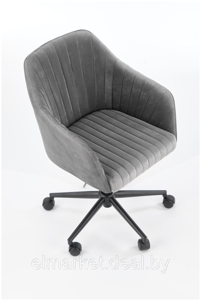 Кресло компьютерное Halmar FRESCO серый/черный - фото 1 - id-p213930984