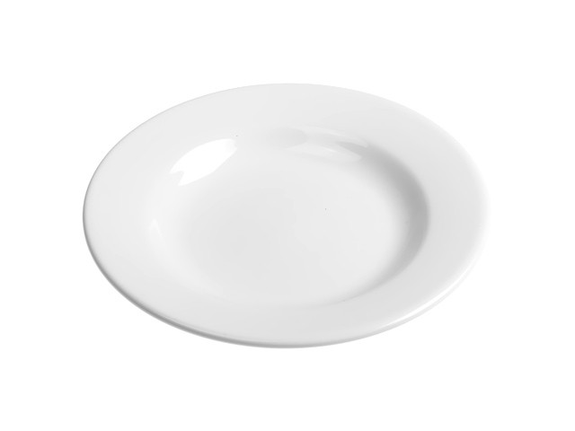 Тарелка глубокая керамическая, 211 мм, круглая, серия Лапсеки, белая, PERFECTO LINEA (Супер цена!) - фото 1 - id-p213931036