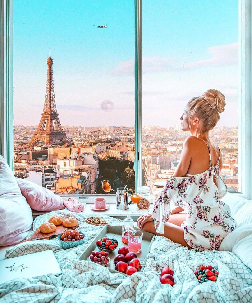 Рисование по номерам "Утро Парижа" картина
