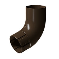 Колено для водосточной трубы 72˚ Stal Premium, Каштан (RAL 8017)