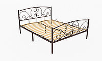 Кровать НИМФЕЯ (Коричневый муар) Князев-Мебель 190, 120
