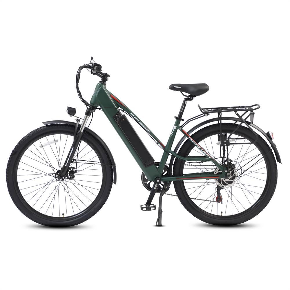 Электровелосипед WHITE SIBERIA CAMRY LIGHT 500W (Зелёный) - фото 9 - id-p202897249