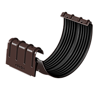 Соединитель желобов Stal Premium, Шоколад (RAL 8019)
