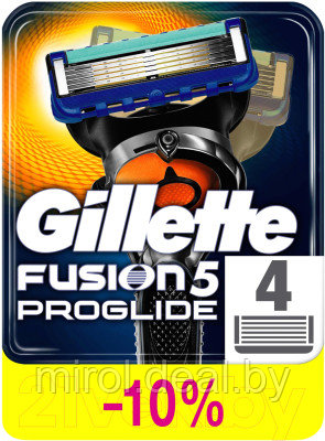 Набор сменных кассет Gillette Fusion ProGlide - фото 2 - id-p213932348