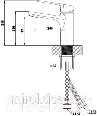 Смеситель Esko Singapore SB 27H - фото 2 - id-p213933297