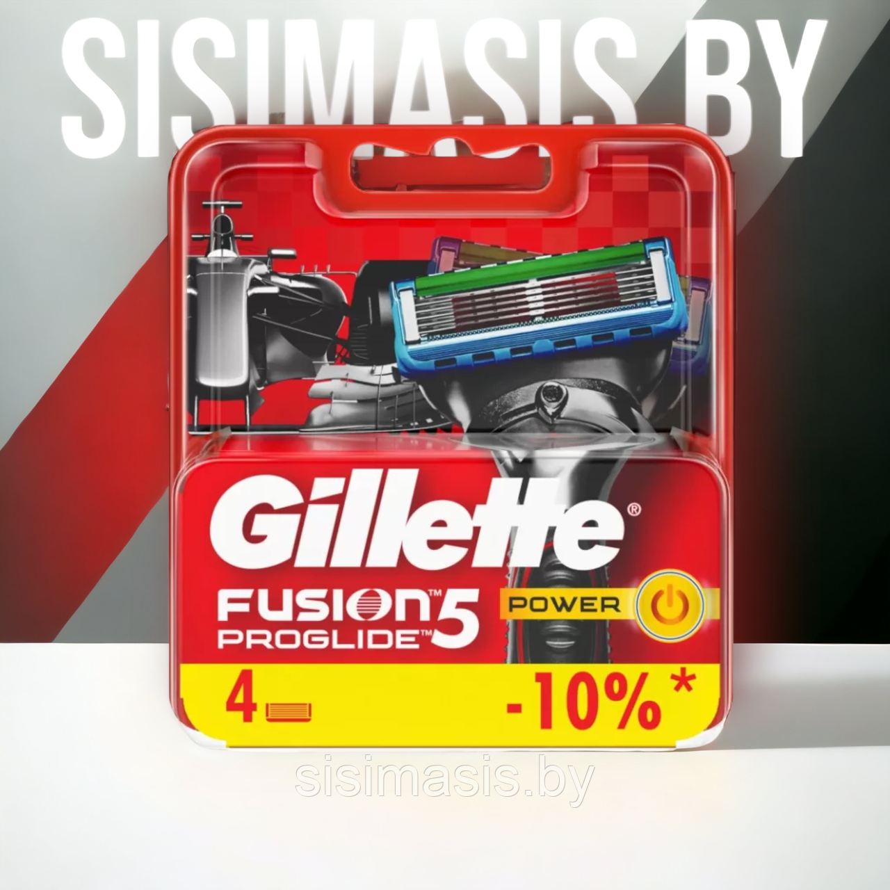 Сменные кассеты для бритья Gillette Fusion5 Proglide Power, оригинал, 4 шт.