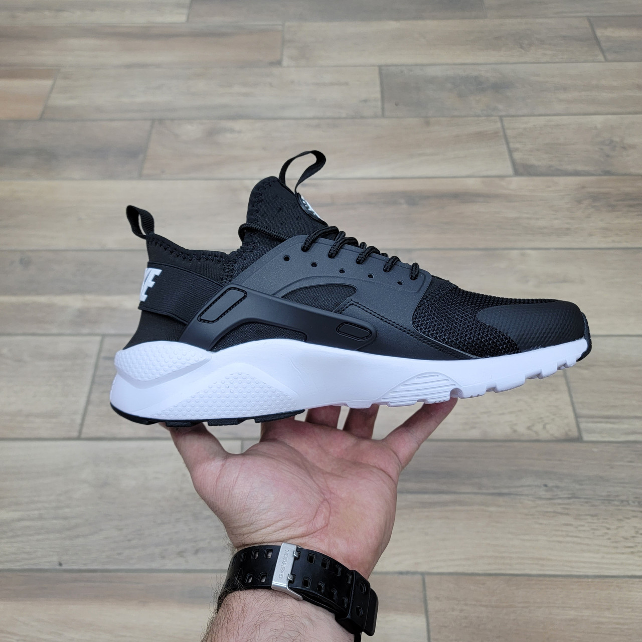 Кроссовки Nike Air Huarache Ultra Black / White - фото 5 - id-p62697772