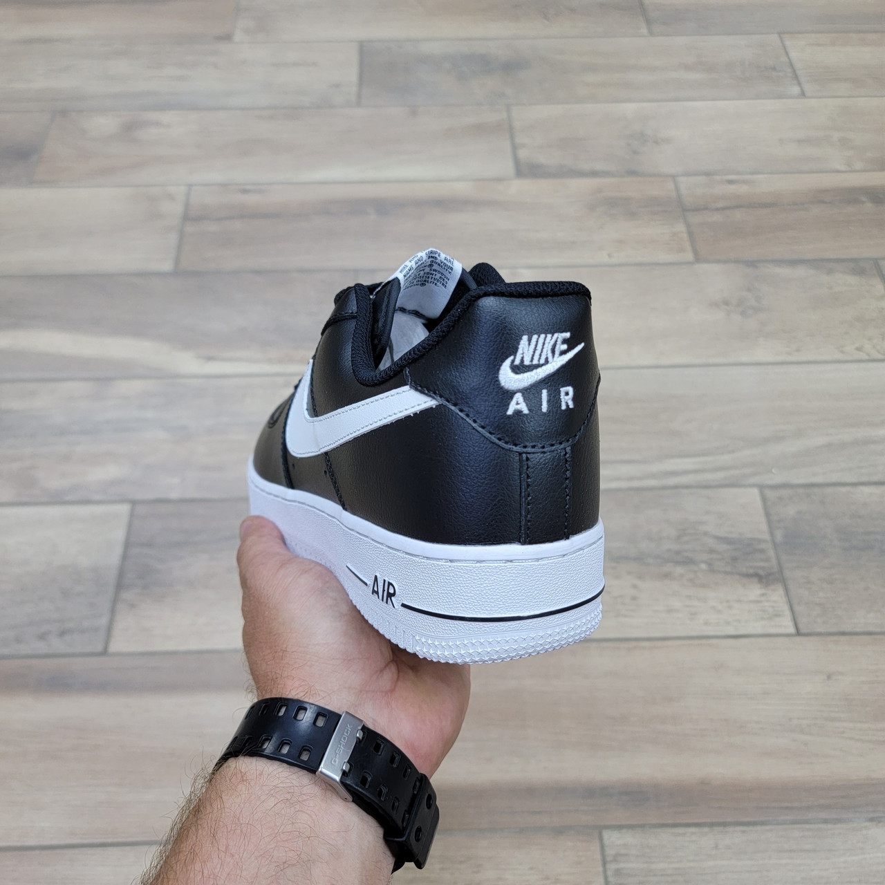 Кроссовки Wmns Nike Air Force 1 '07 3 Black White - фото 3 - id-p178614946