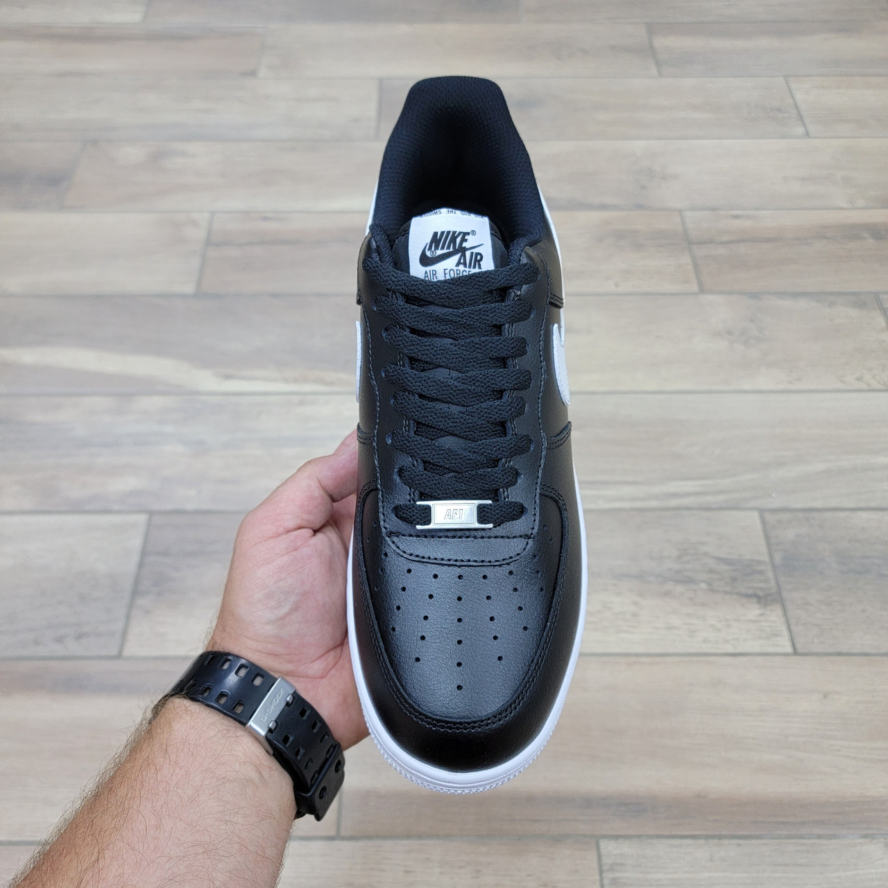 Кроссовки Wmns Nike Air Force 1 '07 3 Black White - фото 4 - id-p178614946