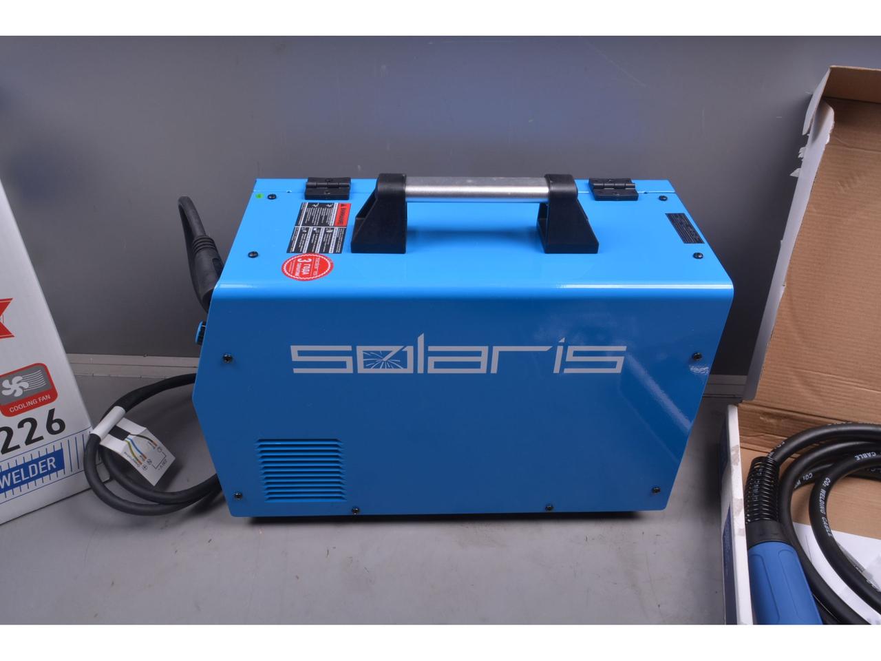 Полуавтомат сварочный Solaris TOPMIG-226 (MIG/MAG/FLUX) с горелкой 3м (Уцененный товар, помята упаковка) - фото 6 - id-p213935649