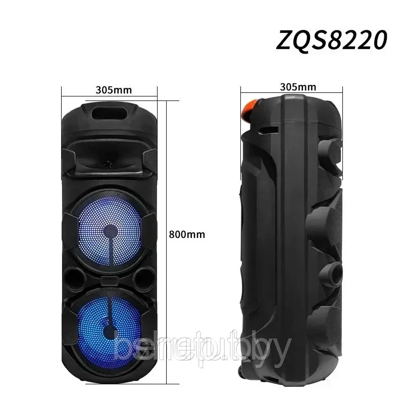 Акустическая колонка напольная Bluetooth ZQS8220 с микрофоном - фото 6 - id-p213935948